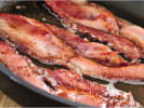 Cooking Class - Beer Can Dinner in Northern Virginia: frying bacon