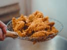 Cooking Class - Deep-Fried Wings: Hong Kong Heat & Macau Honey in Calgary: frying chicken wings