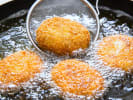 Cooking Class - From the Portuguese Kitchen in Manhattan: frying croquettes