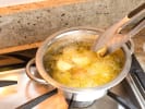 Cooking Class - Traditional Tapas Fiesta: frying patatas bravas