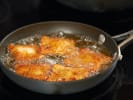 Cooking Class - Hand Rolled Pasta in Houston: frying ravioli