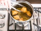 Cooking Class - Elevated Dinner Party Hors d'Oeuvres in Downtown Fort Worth: frying wontons