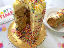 Online Cooking Class - Funfetti Cookie Surprise Cake: funfetti cookie cake