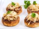 Cooking Class - Meatless Italian Classics: garlic and herb mushrroms