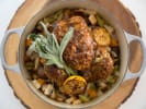 Team Building Cooking Class - True Flavors of Italy in Hollywood Area: garlic herb roasted chicken