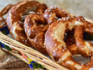 Online Cooking Class - Bake Soft German-Style Pretzels at Home: german pretzels in a basket