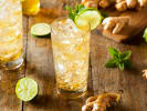Cooking Class - Mood Boosting Mocktails: ginger lime and basil spritzer