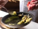 Cooking Class - Handmade Italian Fare: gnocchi and clams cooking