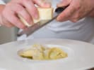 Cooking Class - Italian Culinary Travels in South Seattle: grating Parmesan over pasta