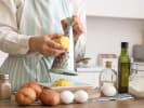 Cooking Class - Pancake Brunch Classics: grating potatoes to prepare Latkes pancakes