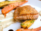 Cooking Class - Mediterranean Seafood Specialities in South Bay Los Angeles: grilled salmon and grilled vegetables