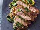 Cooking Class - Sun-Kissed Italian Feast in Manhattan: grilled steak with green salsa sauce