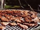 Cooking Class - The Korean Kitchen: Roll and Stir-Fry in Vancouver: grilling bulgogi