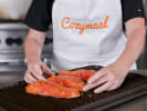 Cooking Class - New England Coastal Classics in Manhattan: grilling salmon
