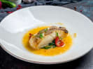 Culinary Adventure - A Fiery Fusion Experience in DC: halibut plated