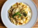 Team Building Cooking Class - Golden Strand Pasta Challenge: handmade pasta with white sauce and mushrooms