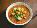 Cooking Class - Modern Latin for Beginners: heirloom tomato gazpacho