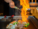 Private Chef - Hibachi After Dark: hibachi cooking with flame