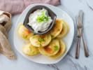 Online Couples Cooking Class - How to Make Pierogi: homemade pierogies with sour cream