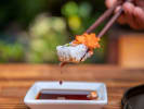 Cooking Class - Japanese Sushi and Asian Noodles in Downtown Dallas: homemade salmon sushi