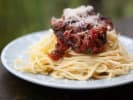 Cooking Class - Hand Rolled Pasta in Houston: homemade spaghetti with mushroom and tomato sauce