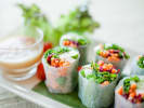 Team Building Cooking Class - Rockin' Sushi Rolls in Boston Proper: homemade spring rolls
