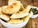 Food Tour - The Best of Denver in Denver: homemade vegetarian empanadas with sauce