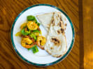 Cooking Class - Indian-Inspired Autumn Bounty in Austin: sauteed shrimp