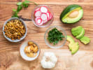 Online Cooking Class - Plant-Based Coconut Chowder: ingredients for coconut chowder class