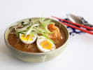 Cooking Class - Ramen Making and Japanese Sweets: japanese ramen bowl with noodles and eggs