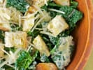 Cooking Class - Ocean Bounty: kale caesar salad