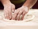 Pizza Making Class - Pizza Pizazz With Chef Eric in West Los Angeles: kneading dough
