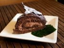 Demonstration Baking Class - Bake a Bûche de Noël in San Francisco: sliced yule log