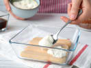Team Building Cooking Class - Exploring Tuscan Cuisine in Toronto: layering tiramisu with mascarpone cream