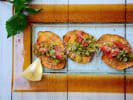 Cooking Class - Cooking With Ancient Grains: lemon and pea bruschetta