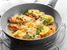 Cooking Class - Classic Italian Cuisine in Pasadena, CA: lemon chicken with creamy sauce