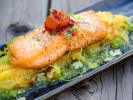 Cooking Class - Bright Italian Seafood in Manhattan: lemon garlic salmon
