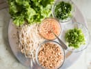 Cooking Class - Customary Thai Dishes: lettuce wrap ingredients