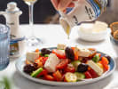 Team Building Cooking Class - Build a Greek Banquet Together in Las Vegas: making Greek salad