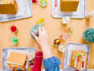 Online Cooking Class - How to Make a Gingerbread House: making a gingerbread house