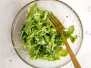 Team Building Cooking Class - Simple Rustic Italian: making an arugula salad