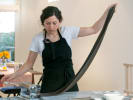 Cooking Class - Spooky Seasonal Ravioli in Downtown Seattle: making black pasta dough