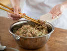 Team Building Cooking Class - Wonton & Dumpling Team Cook-Off in Baltimore: making dumplings
