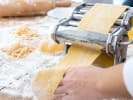 Team Building Cooking Class - Handmade Italian Pasta Dinner in Detroit: making fresh fettuccine pasta dough