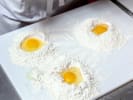 Team Building Cooking Class - The Classic Art of Pasta Making in Nashville: making fresh pasta dough with eggs and flour