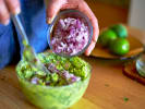 Team Building Cooking Class - The Ultimate Guacamole-Making Contest: making guacamole in a team building competition