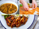 Cooking Class - Feast of Classic Asian-Style Dim-Sum in Tucson: making gyoza, hot and sour soup and hoisin chicken