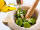 Cooking Class - Christmas in Italy: A Seafood Feast: making homemade pesto sauce