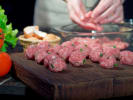 Cooking Class - Magical Mediterranean Delights in Manhattan: making meatballs