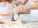 Team Building Cooking Class - Crafting Italian Classics Together in DC: making pasta dough together